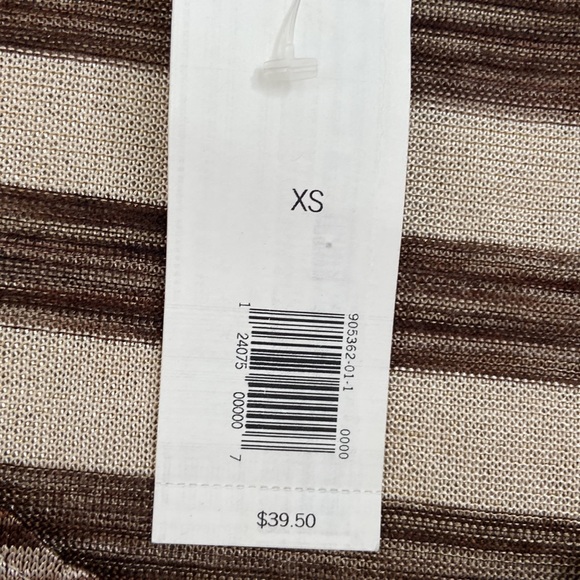 NWT Banana Republic Metallic Knit Tank, XS - Picture 5 of 11